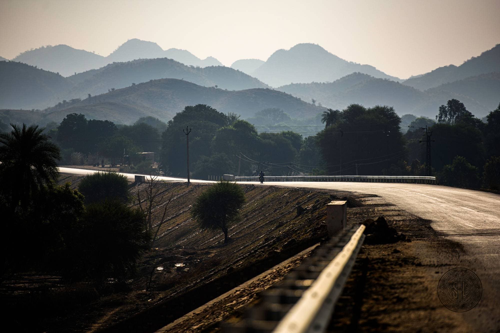 Mountain Road at Sunrise